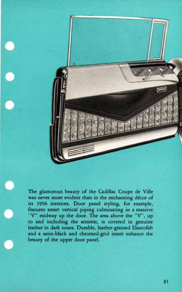 1956 Cadillac Salesmans Data Book Page 9